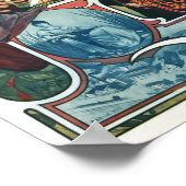 Bieres de la Meuse, Mucha Poster (Ecke)