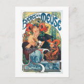 Bieres de la Meuse, Mucha Postkarte (Vorderseite)