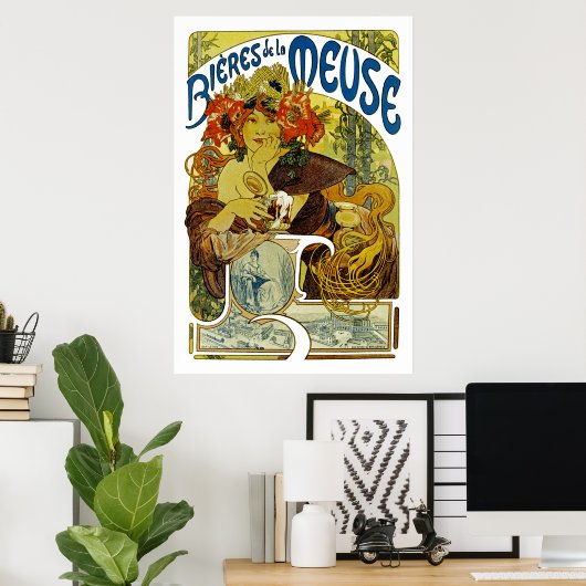 Bieres de La Meuse Poster (Heimbüro)
