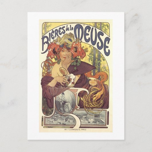 Bieres de la Meuse Postkarte (Vorderseite)