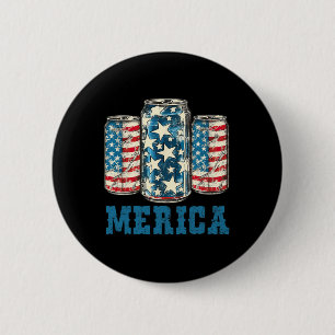 Bierfahne Funny 4. Juli Merica Usa Dr. Button