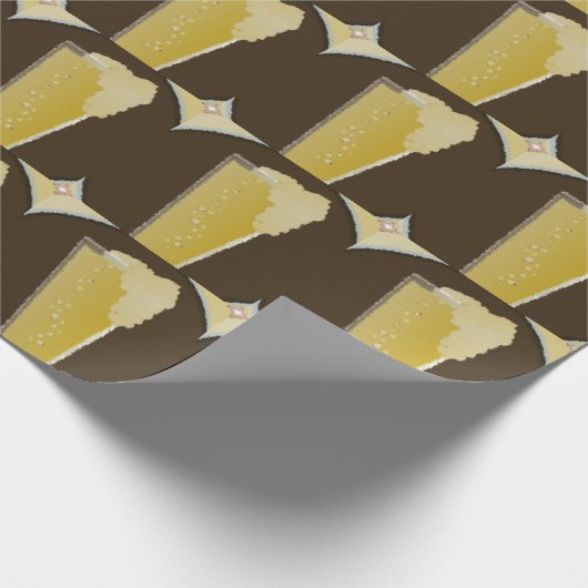 Bierfaser Geschenkpapier (Ecke)