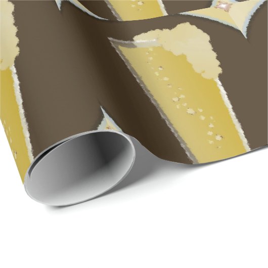 Bierfaser Geschenkpapier (Rolleneckpunkt)