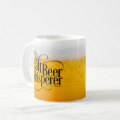 Bierfass Kaffeemaschine Tasse (Vorderseite Links)