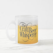 Bierfass Mattiertes Glas Tasse (Links)