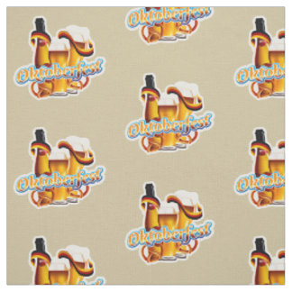 Bierfest auf dem Oktoberfest Stoff
