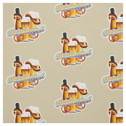 Bierfest auf dem Oktoberfest Stoff (Muster)
