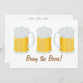 Bierfest Party einladen Einladung (Vorne/Hinten)