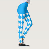 Bierfestival Bayerisches Flaggenmuster Oktoberfest Leggings (Rechts)
