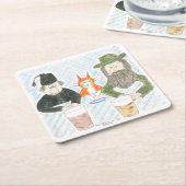 Bierfestival Folk, Katzen inklusive Rechteckiger Pappuntersetzer (angewinkelt)