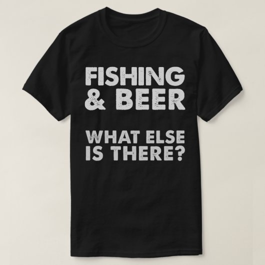 Bierfisch Booze Slogan T-Shirt (Design vorne)