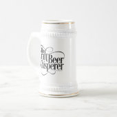 Bierfischer Whisperbierstein Bierglas (Vorderseite Links)