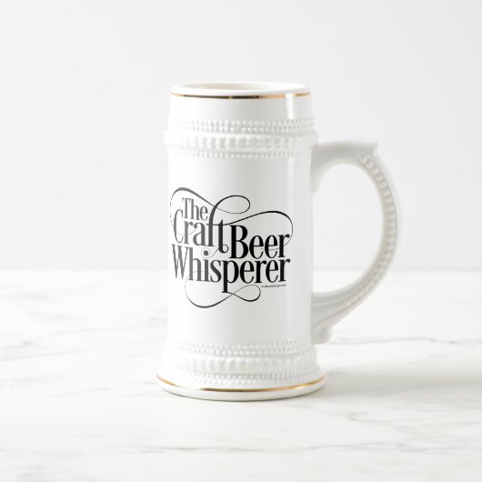 Bierfischer Whisperbierstein Bierglas (Rechts)