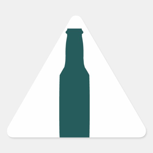 Bierflasche Dreieckiger Aufkleber (Vorderseite)
