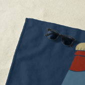 Bierflasche Grafik Personalisiert Strandtuch (Beispiel)