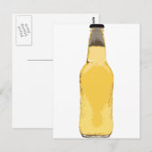 Bierflasche Postkarte (Vorne/Hinten)