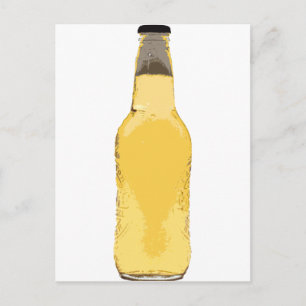 Bierflasche Postkarte
