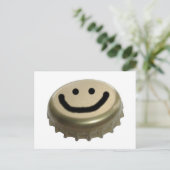 Bierflasche Postkarte (Stehend Vorderseite)