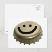 Bierflasche Postkarte (Vorne/Hinten)