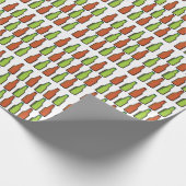 Bierflasche Trinken Party Geschenkpapier (Ecke)