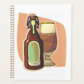 Bierflasche und Glas Rustikale Brauerei Planer (Vorderseite)