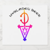 Bierflaschen Etikett (10,1 cm x 9 cm) (Einzelnes Label)