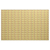 Bierflaschen Gemustert Gold Golden Yellow Stoff (Yard (91,4 cm))