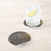 Bierflaschen Getränkeuntersetzer (Seite)