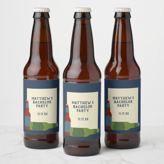 Bierflaschen Graphic Custom Message Bierflaschenetikett (Flaschen)