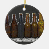 Bierflaschen Keramikornament (Vorne)