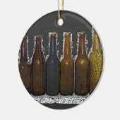 Bierflaschen Keramikornament (Links)