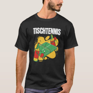 Bierflaschen mit Tischtennis-Biertisch 10 T-Shirt