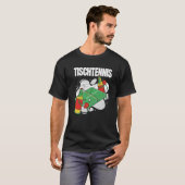 Bierflaschen mit Tischtennis-Biertisch 10 T-Shirt (Vorne ganz)