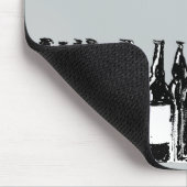 Bierflaschen Mousepad (Ecke)