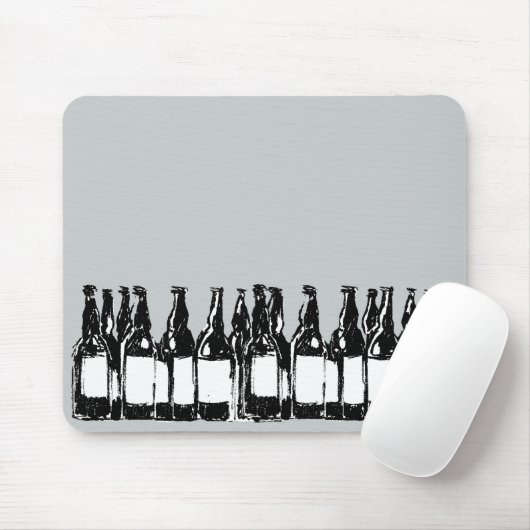 Bierflaschen Mousepad (Mit Mouse)