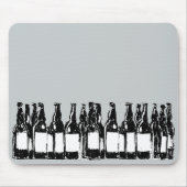 Bierflaschen Mousepad (Vorne)