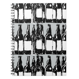 Bierflaschen Notizblock