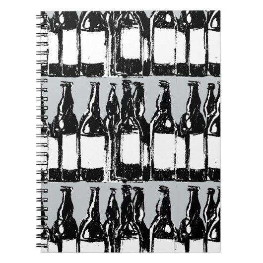 Bierflaschen Notizblock (Vorderseite)