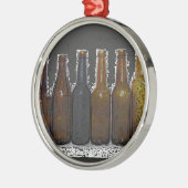 Bierflaschen Ornament Aus Metall (Links)