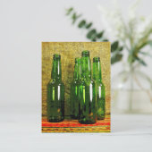 Bierflaschen Postkarte (Stehend Vorderseite)