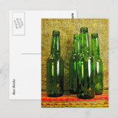 Bierflaschen Postkarte (Vorne/Hinten)