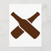 Bierflaschen Postkarte (Vorderseite)