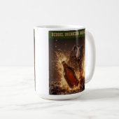 Bierflaschen zerbrechen kaffeetasse (VorderseiteRechts)