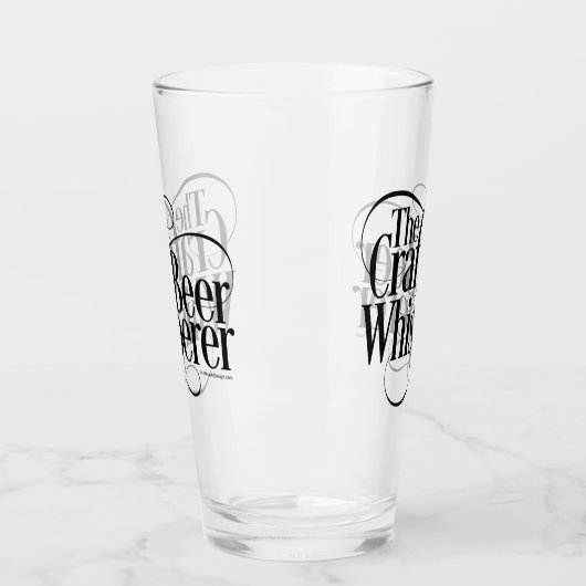 Bierflüster Glas (Links)