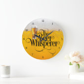 Bierflüsterer Große Uhr (Zuhause)