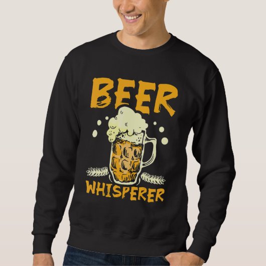 Bierflüsterer Sweatshirt (Vorderseite)