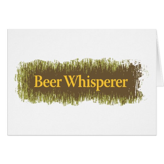 Bierflüsterkarte (Vorderseite (Horizontal))