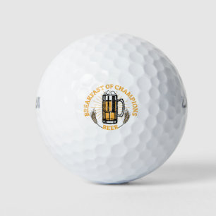 Bierfrühstück der Champions Golfball