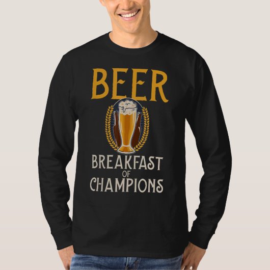 Bierfrühstück der Champions T-Shirt (Vorderseite)