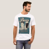 Bierfrühstück Retro T-Shirt (Vorne ganz)